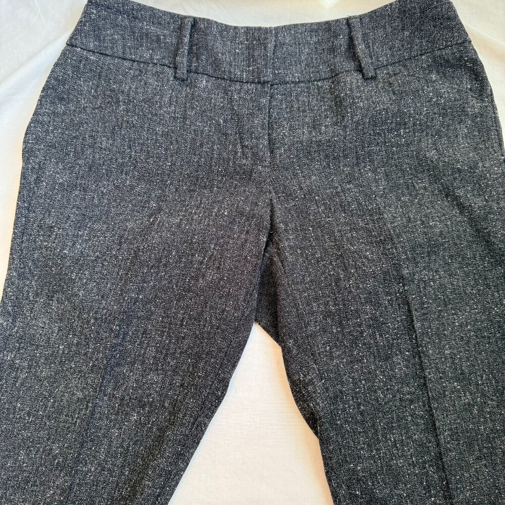 NY&Co 7th Avenue Suiting Collection – Petite 4 Black/White Textured Dress Pants